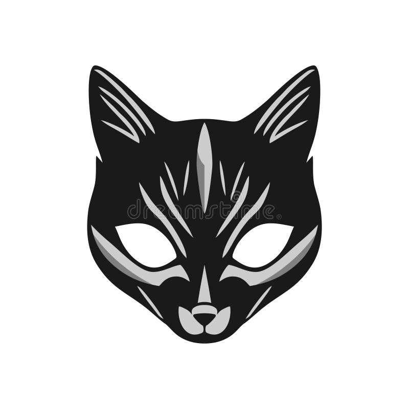 Cat Anime Logo, Icon Vector Ilustration .template. Vector