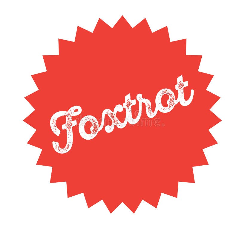 Foxtrot Label Stock Illustrations 248 Foxtrot Label Stock