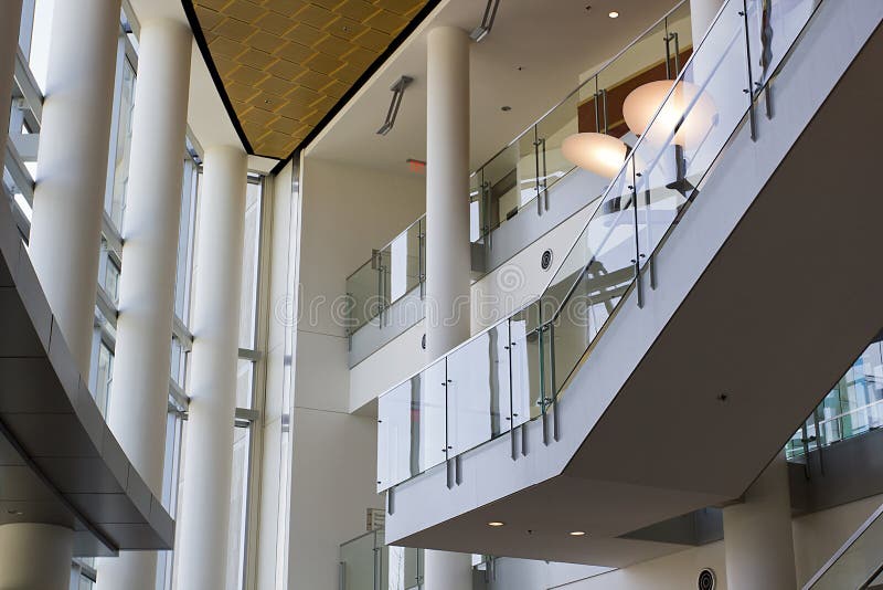 Foyer of an Office Building Stock Image Image of corporate, floors