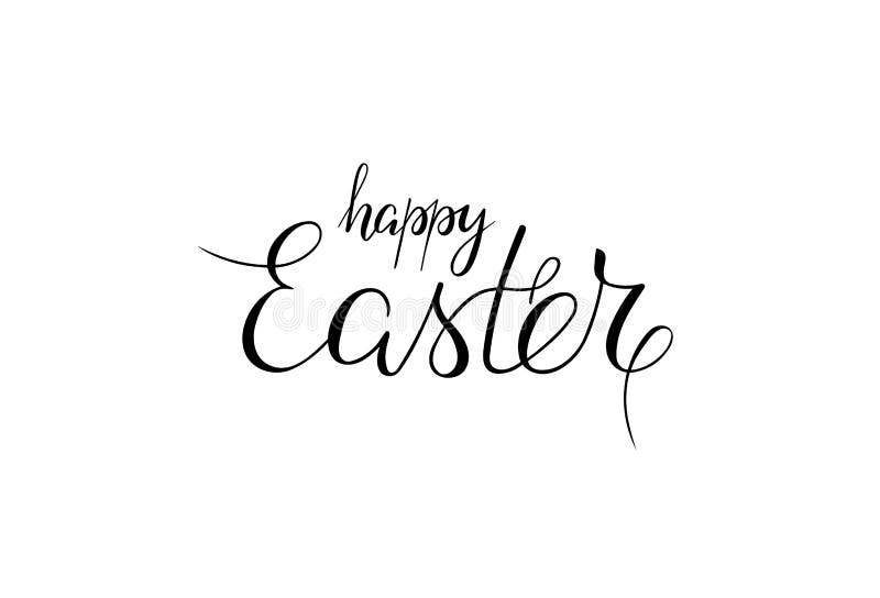 Fr?hliche Ostern Handgeschriebene Phrase stock abbildung Fr?hliche Ostern Handgeschriebene Phrase stock abbildung