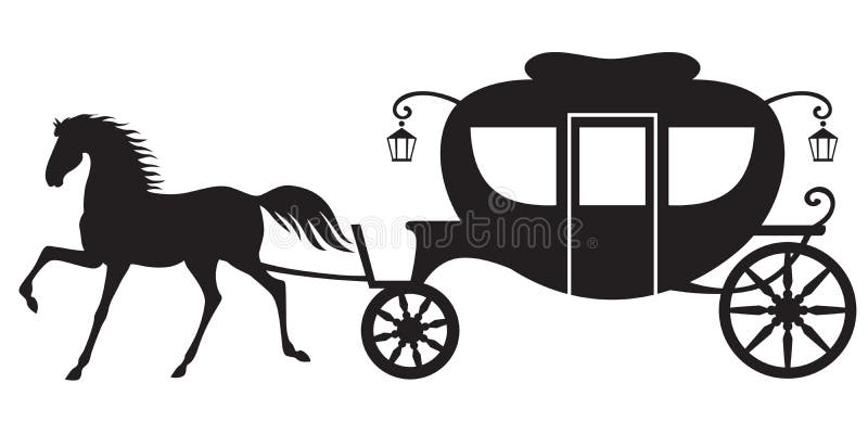 Fracht i koń ilustracji Fracht i koń ilustracji
