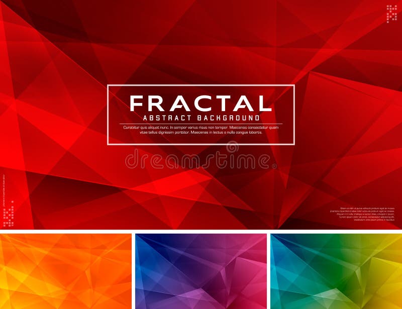 Fractal abstract background