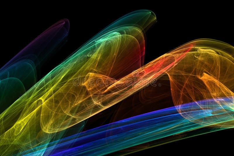 Fractal background stock illustration