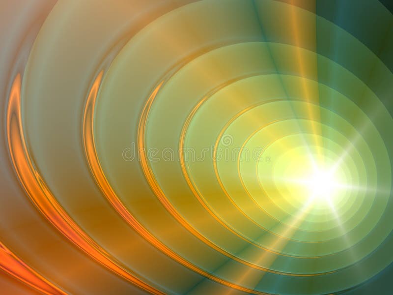 Fractal cirkels stock illustratie Fractal cirkels stock illustratie