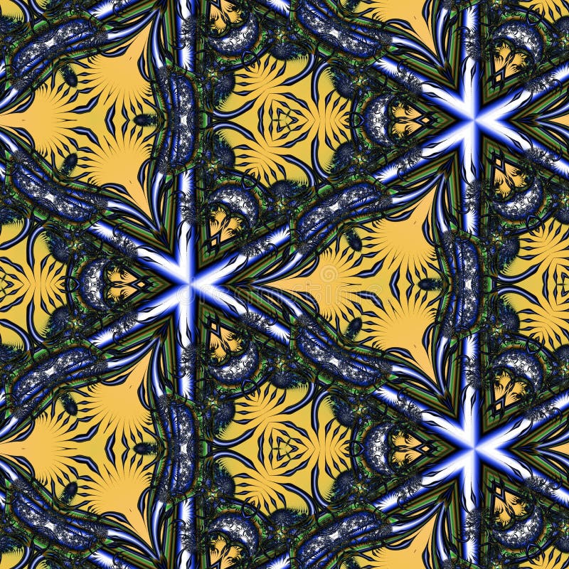 Fractal complex patterns - Mandelbrot set detail, digital artwork for creative graphic stock illustration