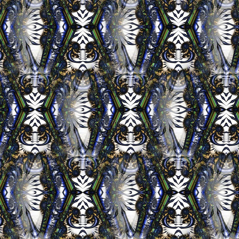 Fractal complex patterns - Mandelbrot set detail, digital artwork for creative graphic vector illustration