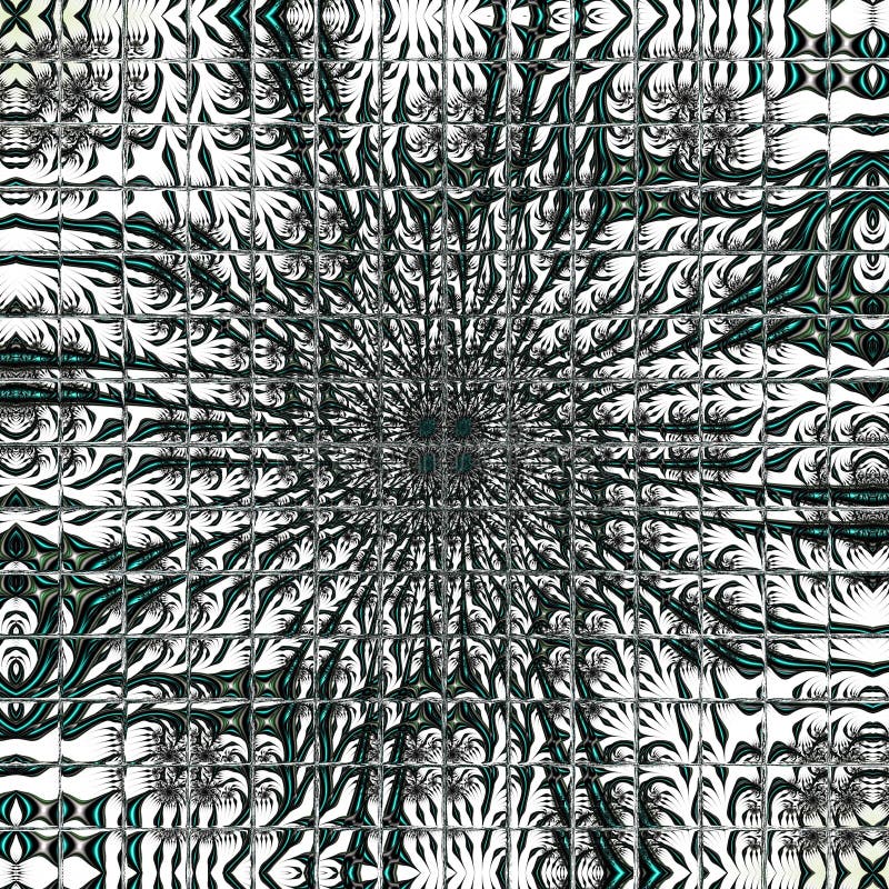 Fractal complex patterns - Mandelbrot set detail, digital artwork for creative graphic royalty free illustration