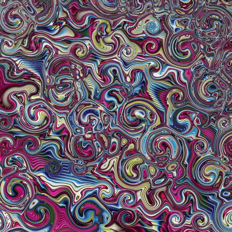 Fractal complex patterns - Mandelbrot set detail, digital artwork for creative graphic stock illustration