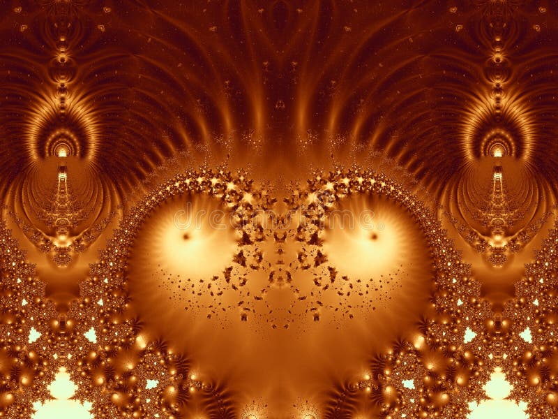 Fractal extraño del trono extranjero stock de ilustración Fractal extraño del trono extranjero stock de ilustración