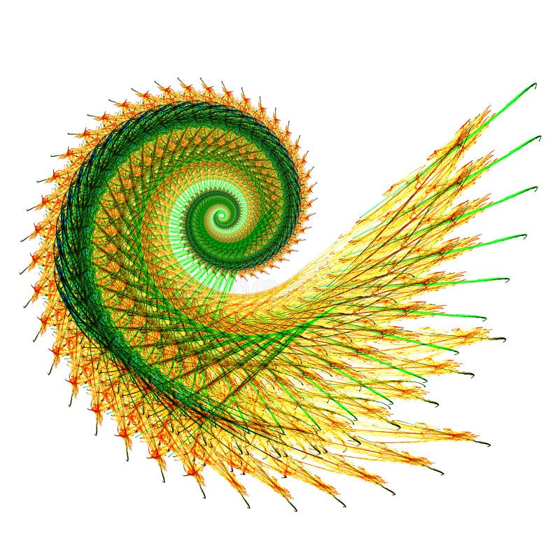 fractal helix ilustracja wektor fractal helix ilustracja wektor