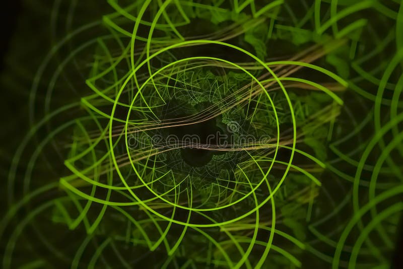 Fractal imagination infinity surface mosaic color flame glossy burst science effect stock illustration