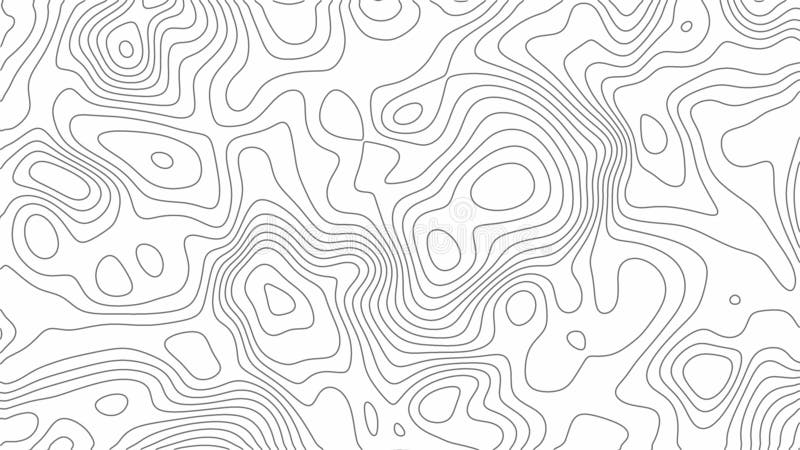Fractal lines background. Topographic map like abstract backdrop royalty free illustration