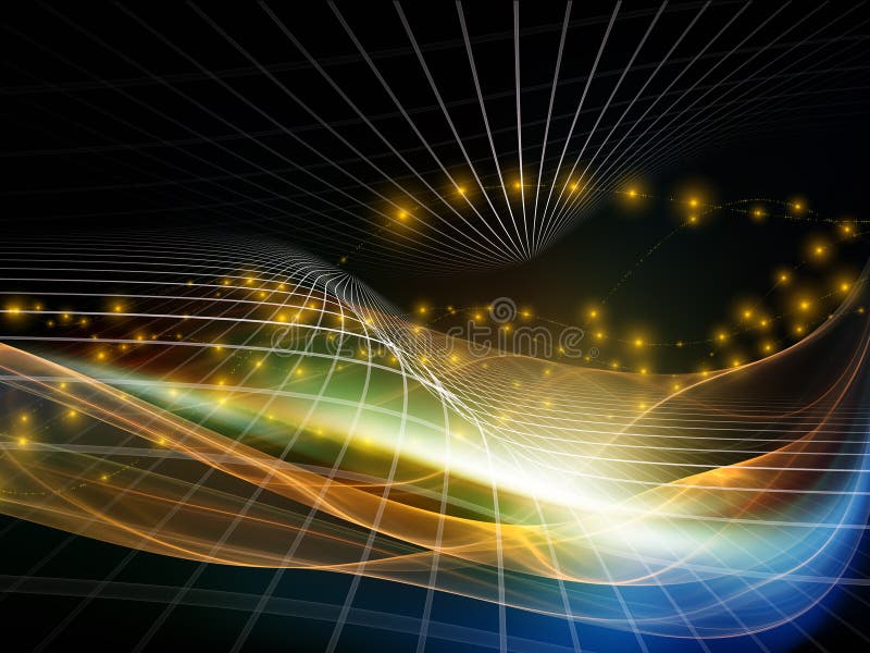 Fractal Realms Synergy vector illustration