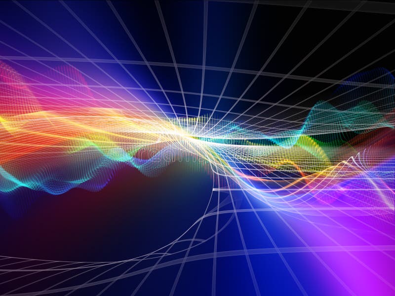 Fractal Realms Visualization royalty free illustration