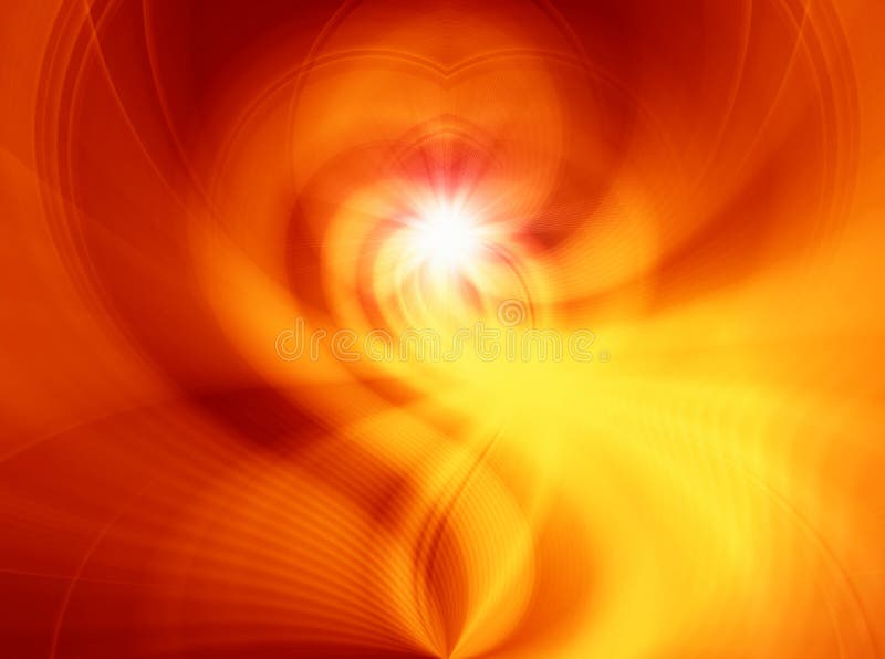 Fractal soul flame abstract background design