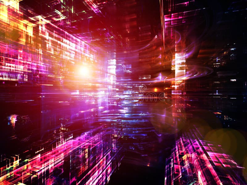 Fractal World Background royalty free illustration