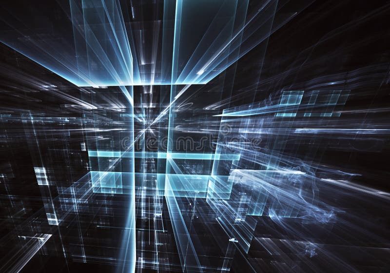 Fractalkonst - bild för dator 3D, teknologisk bakgrund royaltyfri illustrationer Fractalkonst - bild för dator 3D, teknologisk bakgrund royaltyfri illustrationer