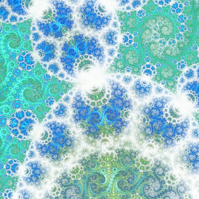 Fractalvirvlar, abstrakt vatten, digitalt konstverk royaltyfri illustrationer Fractalvirvlar, abstrakt vatten, digitalt konstverk royaltyfri illustrationer