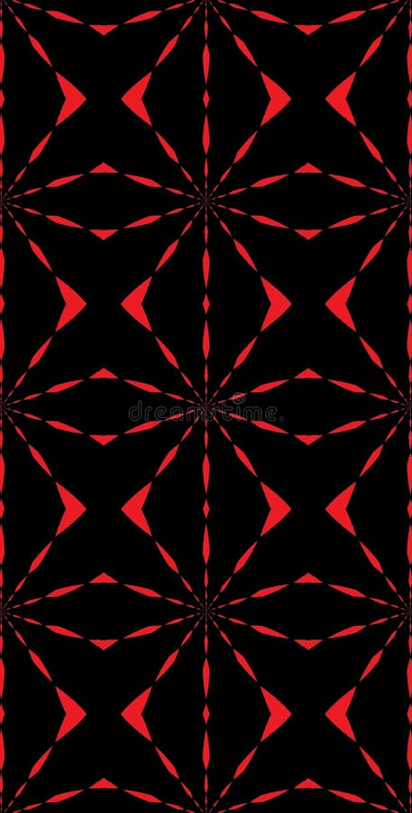 Fractodome Fractal Seamless Tileable Tall Pattern Designs royalty free illustration