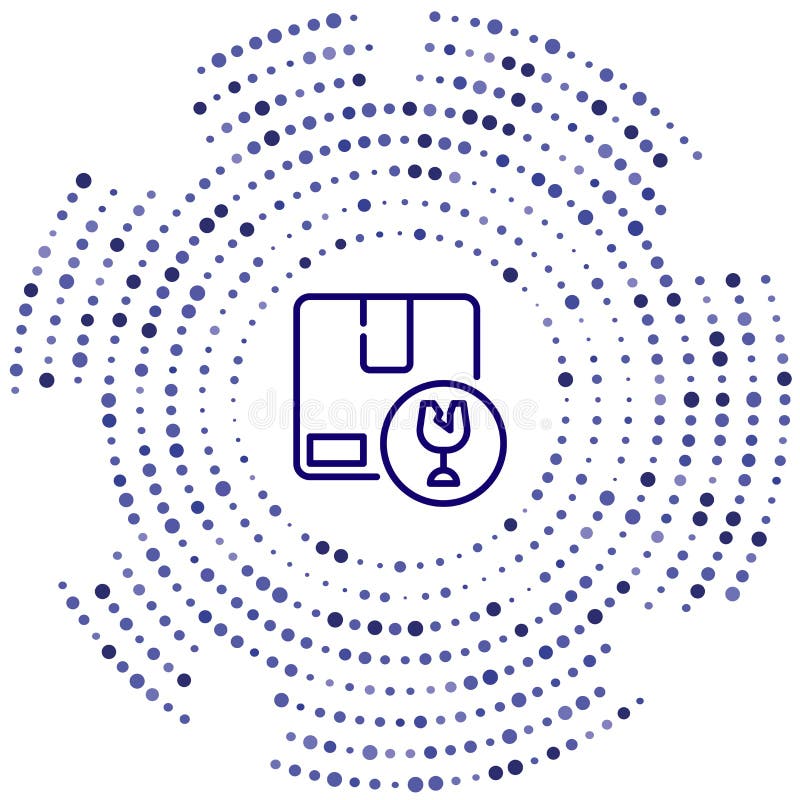 Fragile vector icon. fragile editable stroke. fragile linear symbol for use on web and mobile apps, logo, print media. Thin line stock illustration