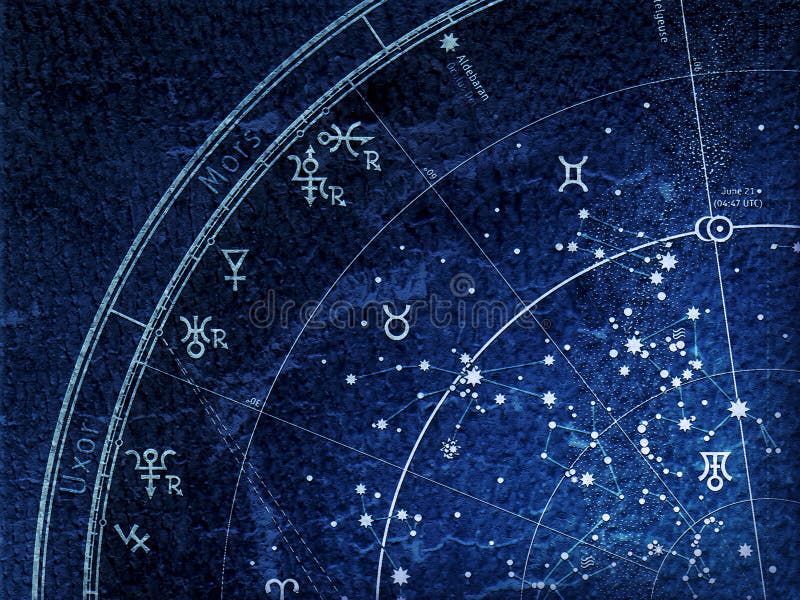 Fragment Astronomicznego Atlasu Niebieskiego (remake vintage grunge) fotografia stock Fragment Astronomicznego Atlasu Niebieskiego (remake vintage grunge) fotografia stock