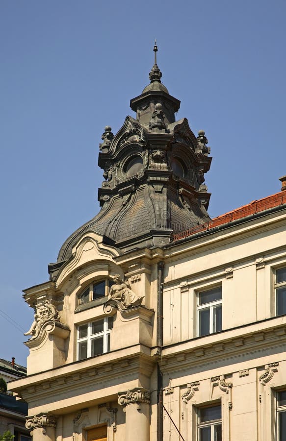 Fragment budovy v Bratislave. Slovensko