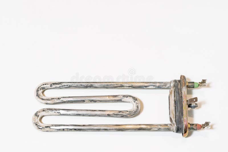Fragment of the Heating Element of the Washing Machine Stock Image