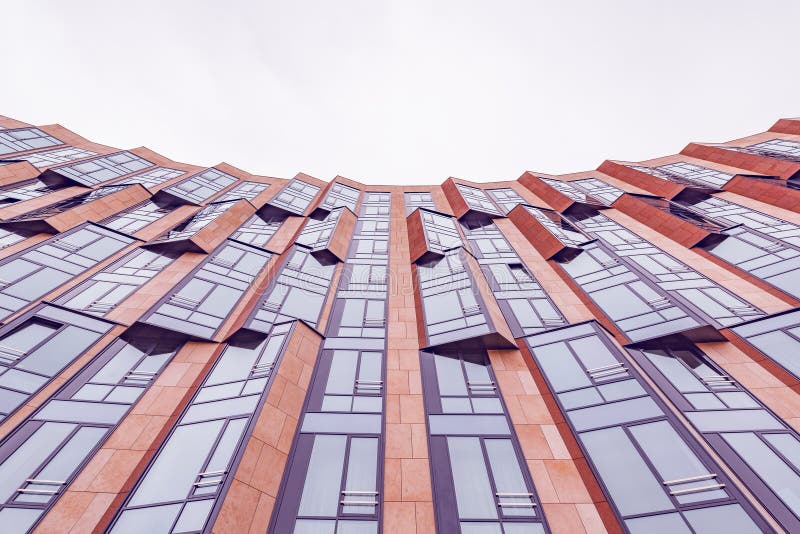 Fragment of modern architecture. stock photo