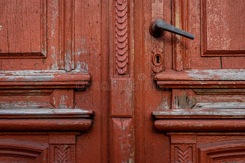 Fragment of the old door royalty free stock image Fragment of the old door royalty free stock image
