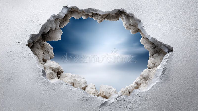 Broken Wall Illusion Stock Photos - Free & Royalty-Free Stock