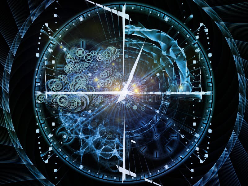 Fragments of Time stock illustration