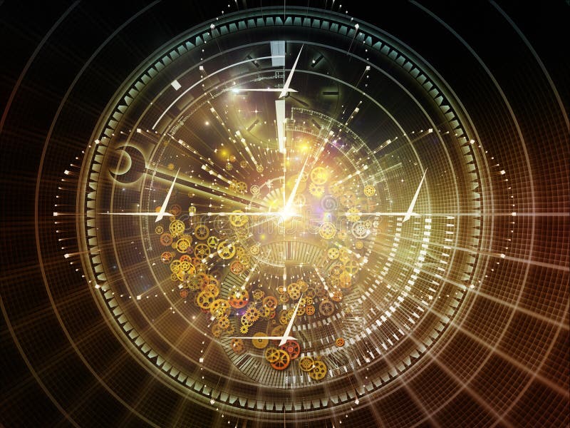 Fragments of Time stock illustration. Illustration of gearwheel - 64449999