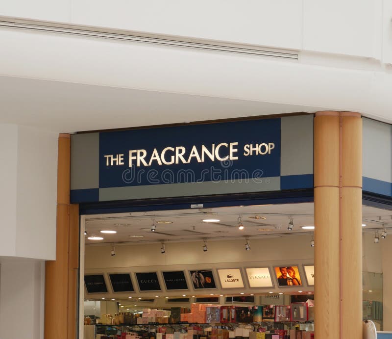 The Fragrance Shop Front Sign Editorial Stock Photo - Image of perfume ...