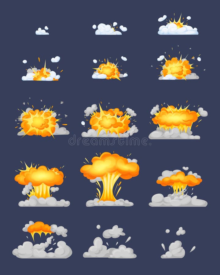 Frame Animation with Effect of Burning, Explosion, Divided into Frames. Stock Vector - Illustration of energy, move: 146982643 Frame Animation with Effect of Burning, Explosion, Divided into Frames. Stock Vector - Illustration of energy, move: 146982643
