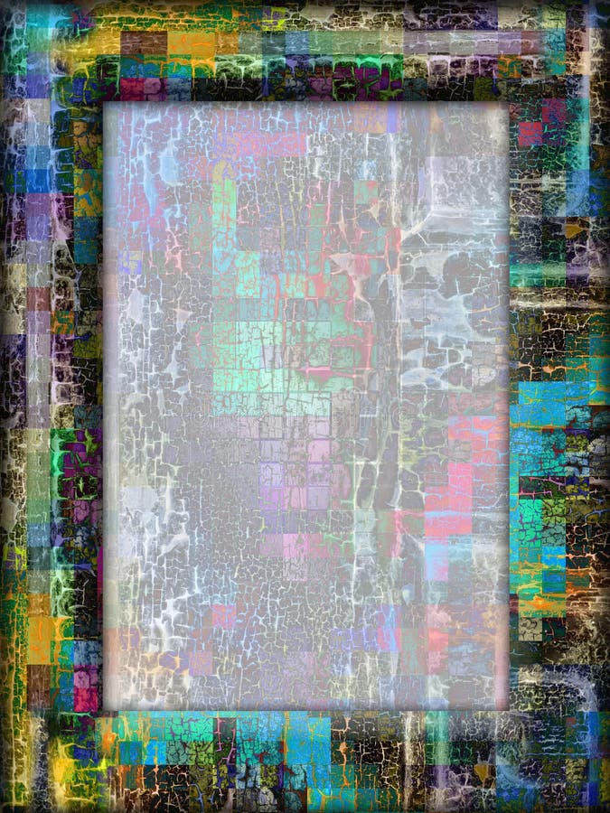 Frame colorful stock illustration. Illustration of creative 19162769