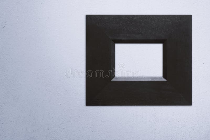 Askew Picture Frame on Wall Stock Image Image of artistic, blank 3146943