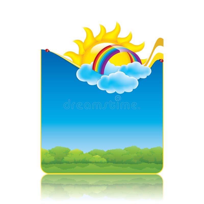 Estrutura de mola ilustração stock