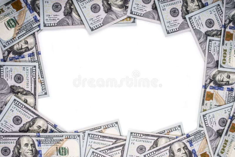 Frame dat van geld wordt gemaakt royalty-vrije stock fotografie Frame dat van geld wordt gemaakt royalty-vrije stock fotografie