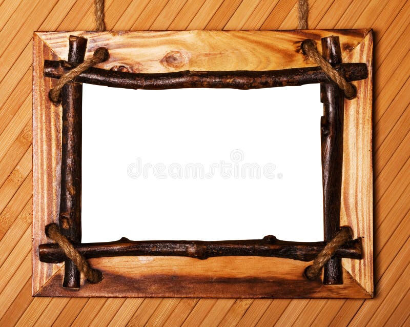 Frame de madeira imagem de stock royalty free Frame de madeira imagem de stock royalty free