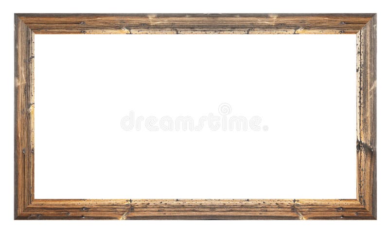 Frame de madeira velho imagens de stock royalty free Frame de madeira velho imagens de stock royalty free