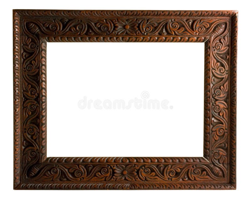 Frame de retrato com trajeto de grampeamento fotografia de stock Frame de retrato com trajeto de grampeamento fotografia de stock