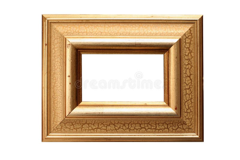 Frame de retrato da folha de ouro