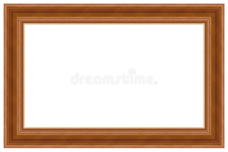 Frame de retrato de madeira 5 imagem de stock Frame de retrato de madeira 5 imagem de stock