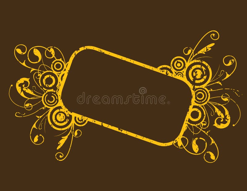 Frame do vetor de Grunge ilustração do vetor Frame do vetor de Grunge ilustração do vetor
