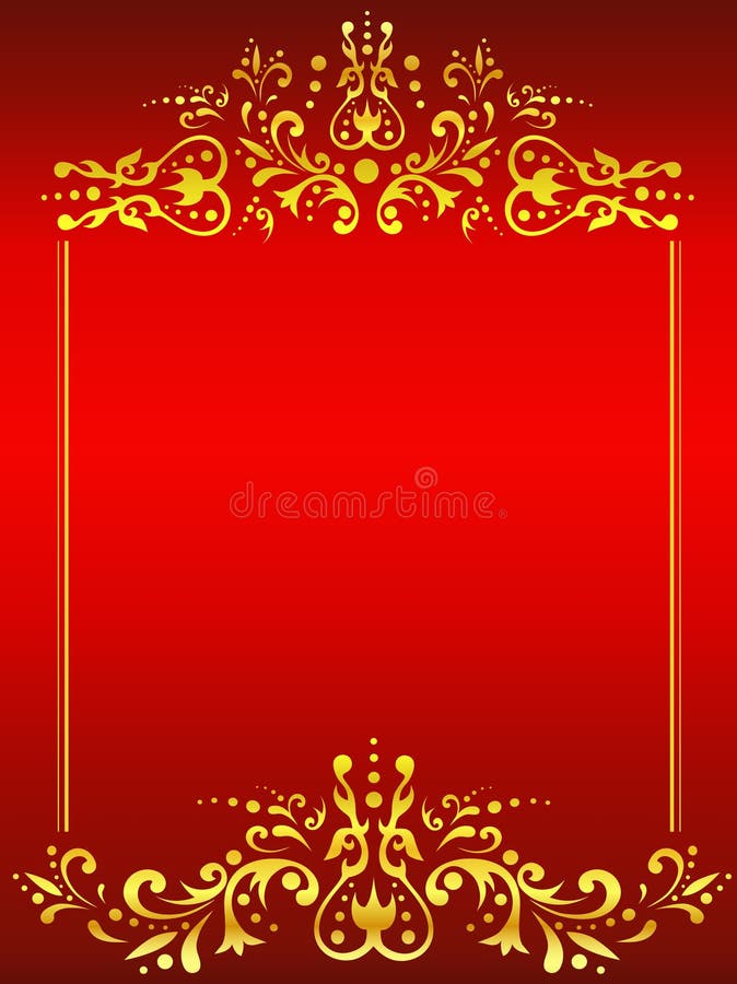 Moldura vintage ilustração do vetor