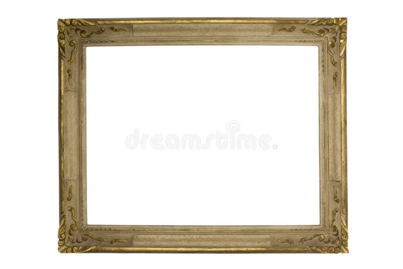 Artistic gilded decorated picture frame. Artistic gilded decorated picture frame