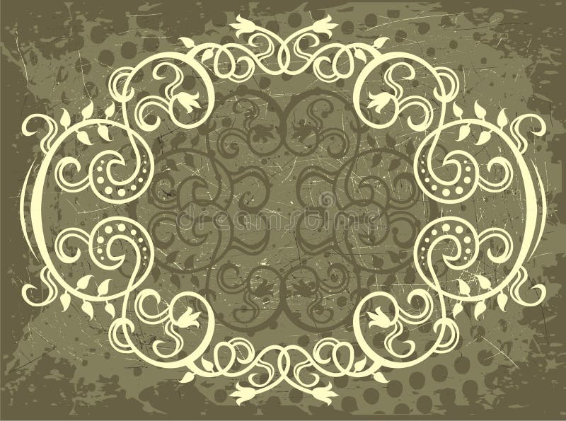 Frame element vector illustration