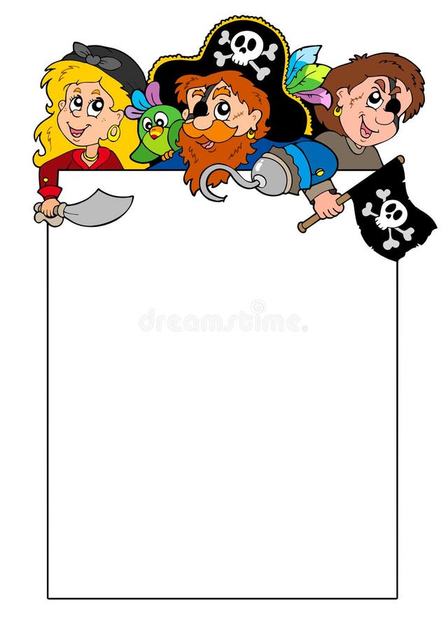 Quadro sobre o tema pirata Stock Vector by ©filkusto 156234994