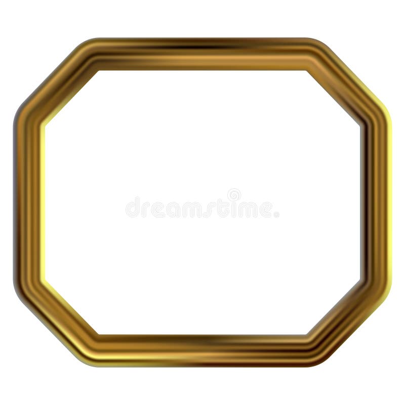 Frame gold clip art stock vector. Illustration of jewelry 105185162