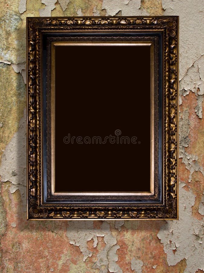 Frame gold retro